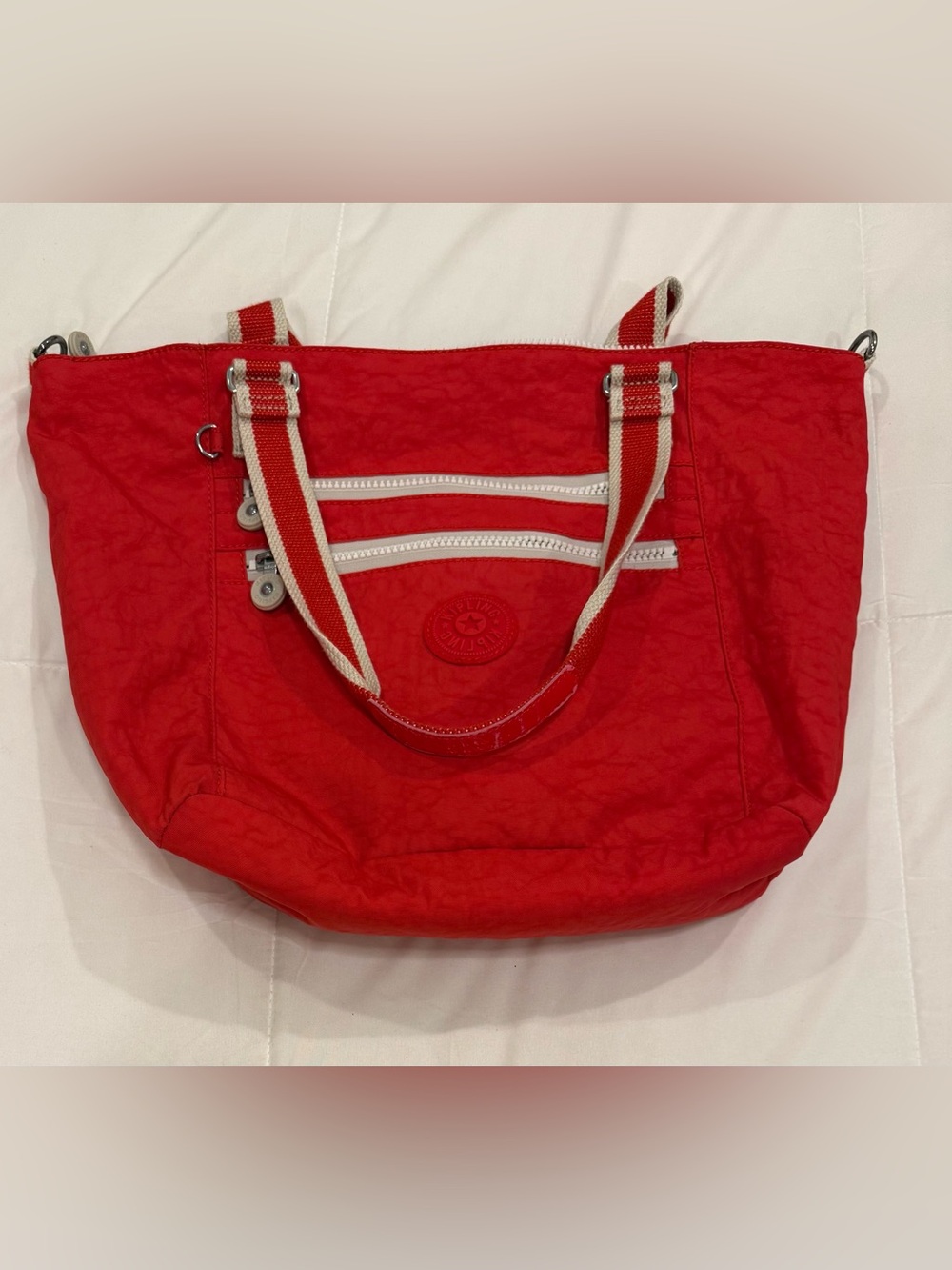 Kipling Trisha Large Tote Bag – Cayenne Spectator Red